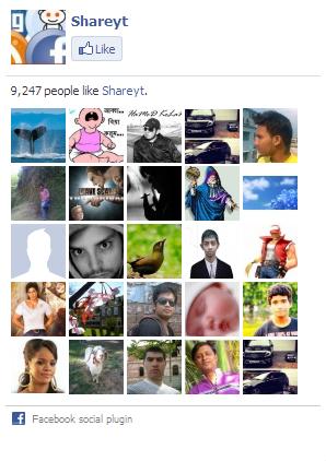 Check for people who liked shareyt on facebook and like our fanpage